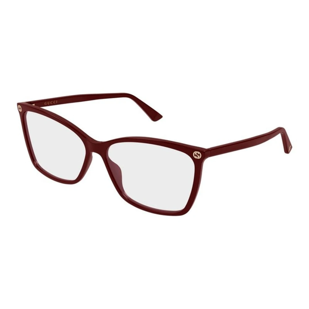 Gucci Women's Red Gg0025o 022 Optical Frame - Glasses - 58 Mm - Accessories