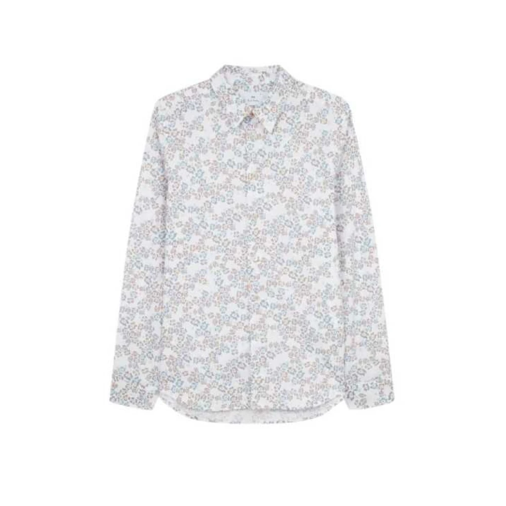 Paul Smith Multicolor Liberty Print Bomullsskjorta