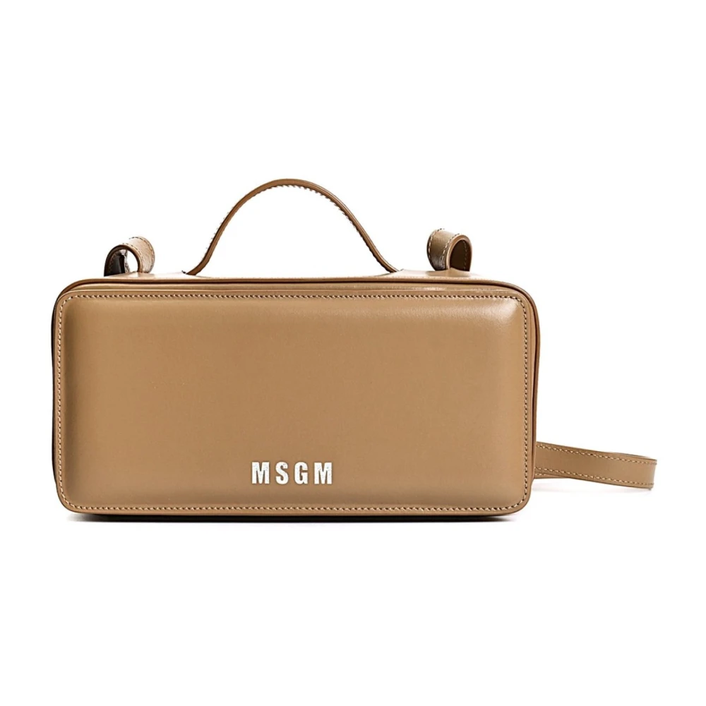 Msgm Women's Brown Handbags, One Size, Borsa