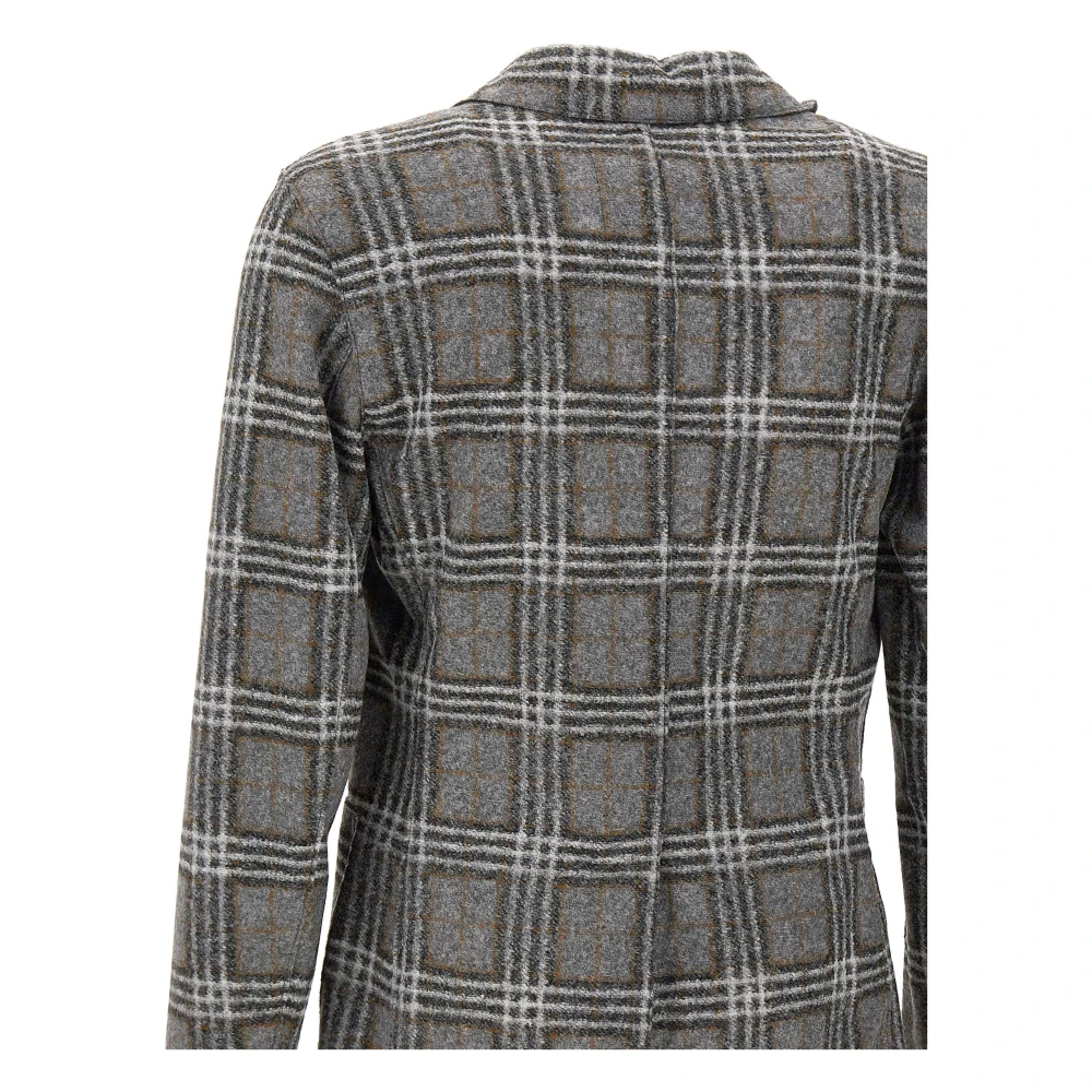 BOB Harlow Wollen Blazer Grijs Gray Heren