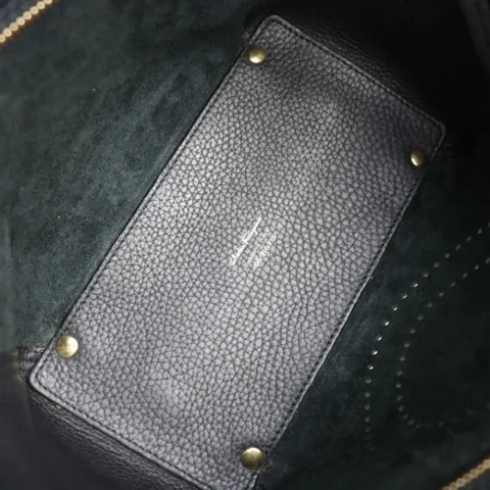 Salvatore Ferragamo Pre-owned Leather handbags Black Dames