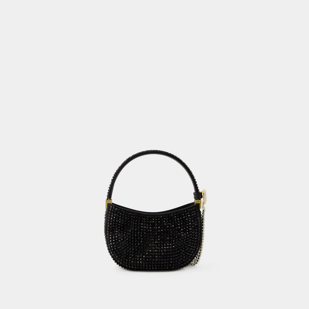 Magda Butrym Crystal Micro Hobo Tas Zwart Black Dames