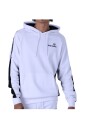 sweat-a-capuche-bande-logo-blanc