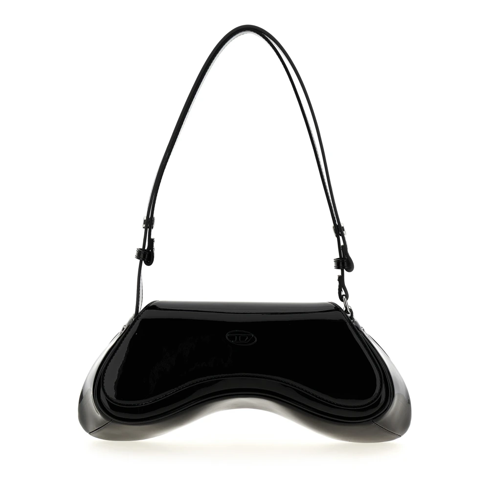 Diesel Vrouw Zwart Tassen Dames, One Size, Play Crossbody