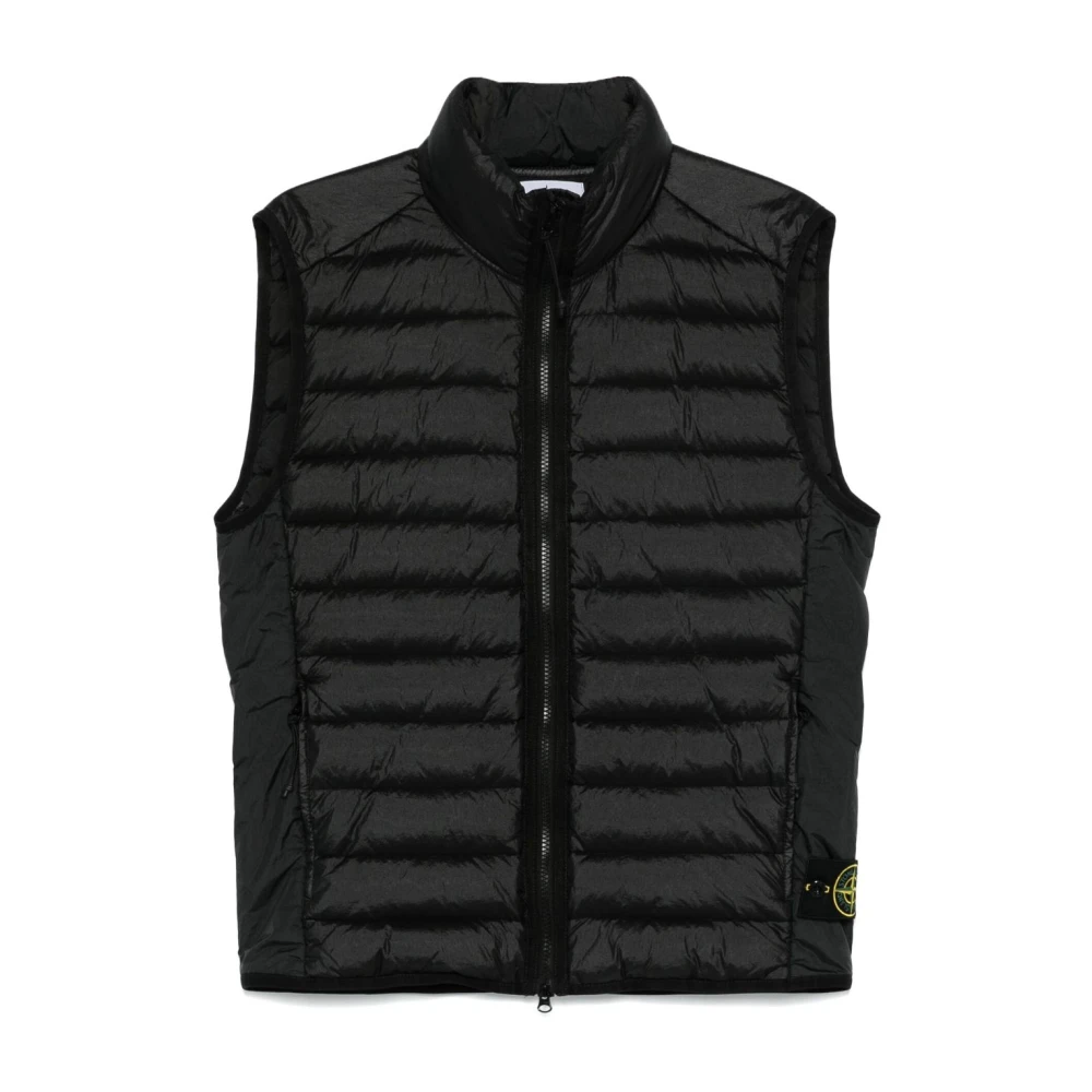 Stone Island Zwarte Jassen voor een Stijlvolle Look Black Heren