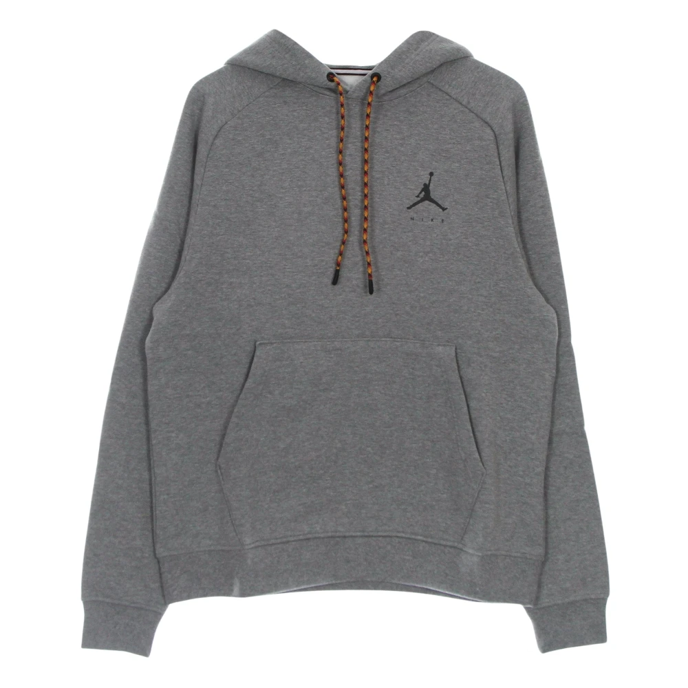 Jordan Jumpman Fleece Pullover Hoodie Gray Heren