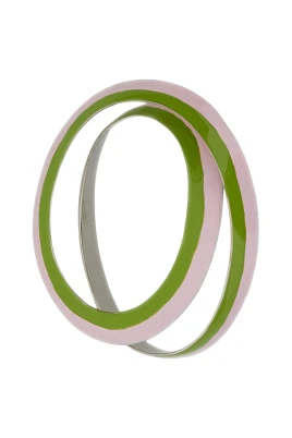Emaljerad spiralarmband