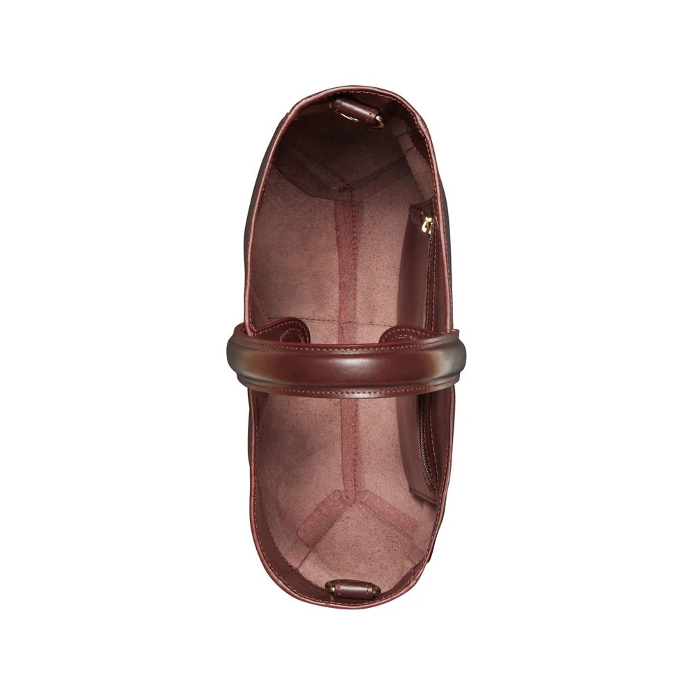 Ines De La Fressange Paris Bordeaux Leren Handtas Red Dames
