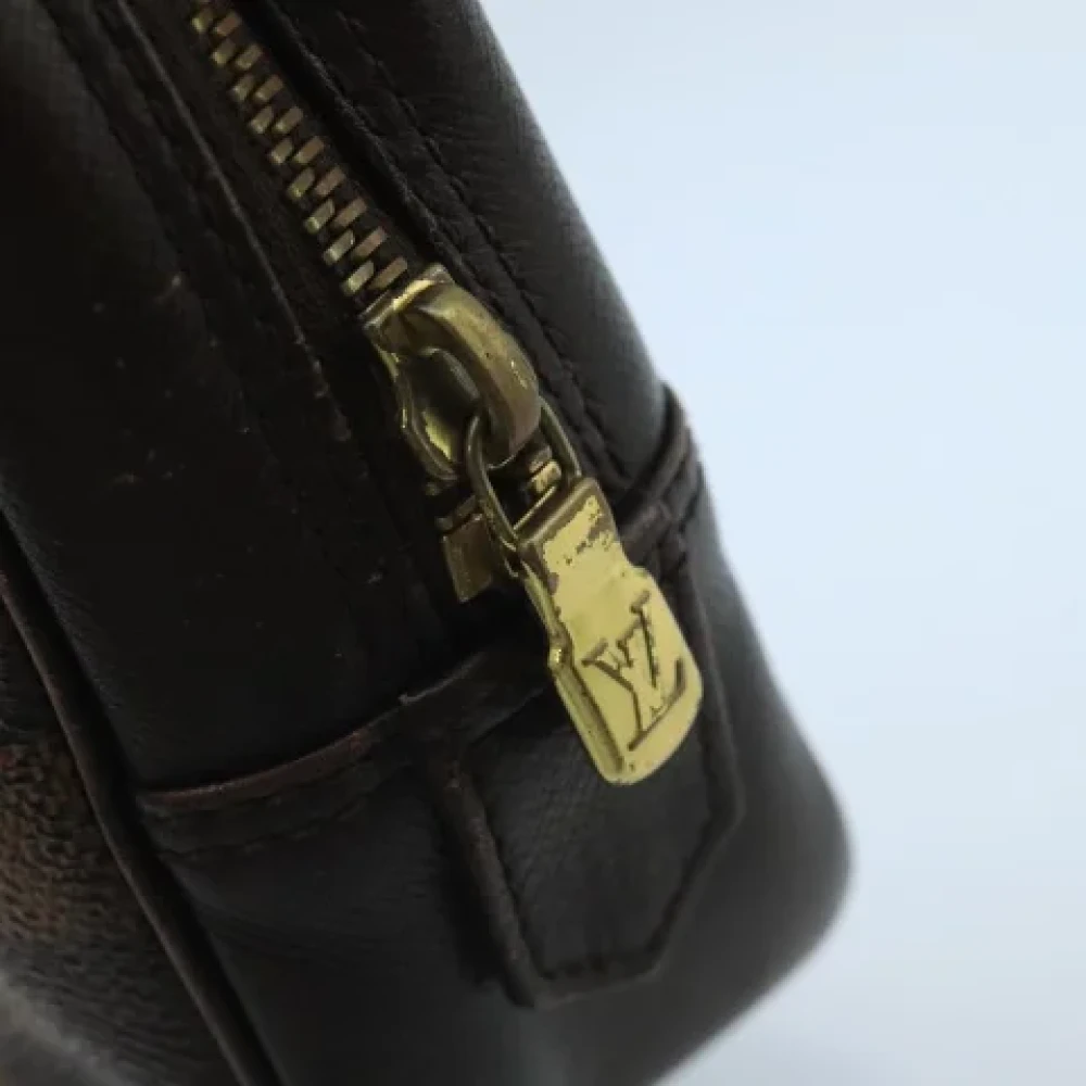 Louis Vuitton Vintage Pre-owned Canvas clutches Brown Dames