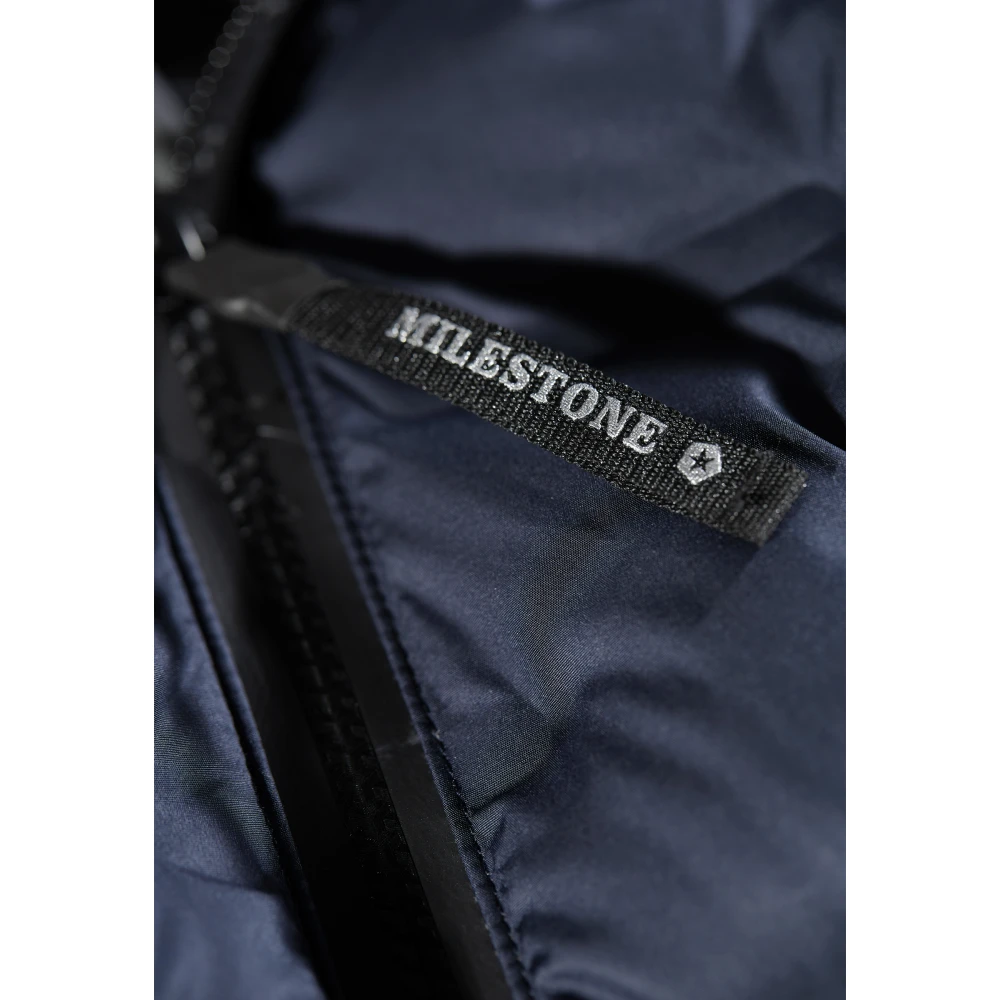 Milestone Waterdichte Donsjas met Luminescente Details Blue Heren
