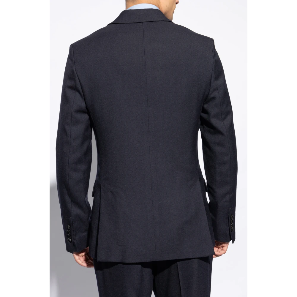 Ami Paris Dubbelrijige blazer Blue Heren
