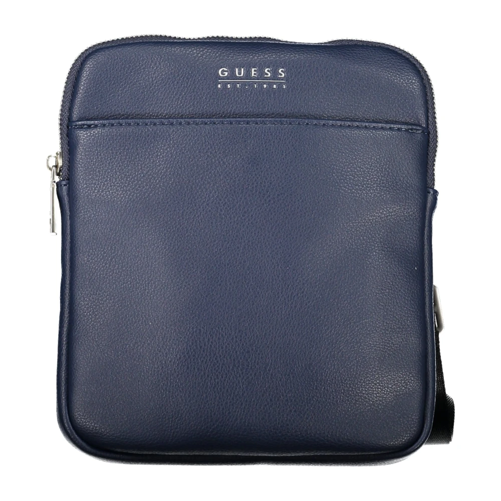 Guess Blå Herr Crossbody Väska Justerbar Rem Blue, Herr