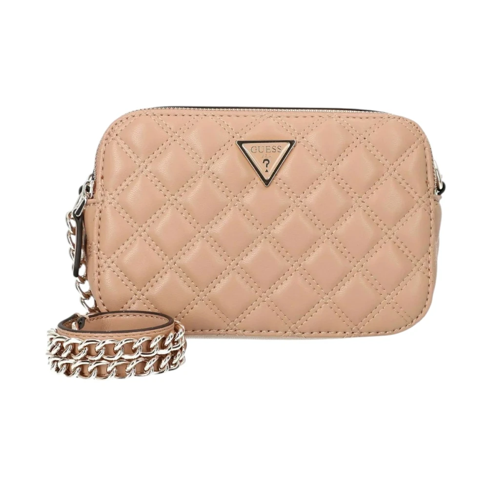 Guess Women's Beige Giully Camera Bag - Cross Body Bags - One Size - Bags