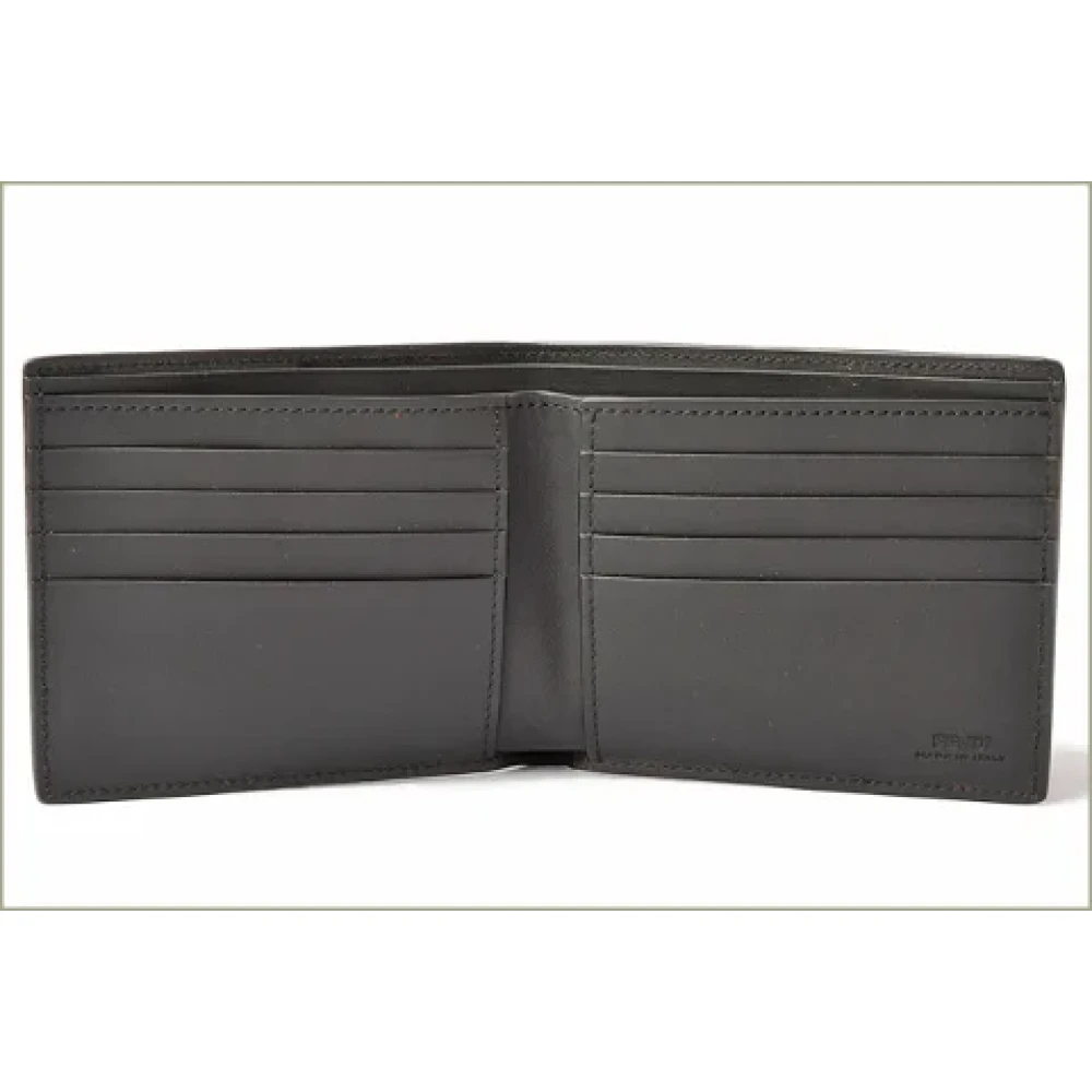 Fendi Vintage Pre-owned Leather wallets Red Dames