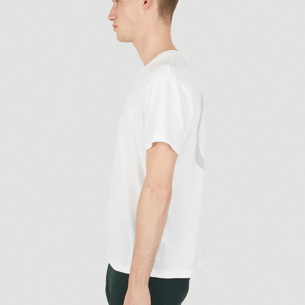 Ostrya Grafische Print T-shirt White Heren