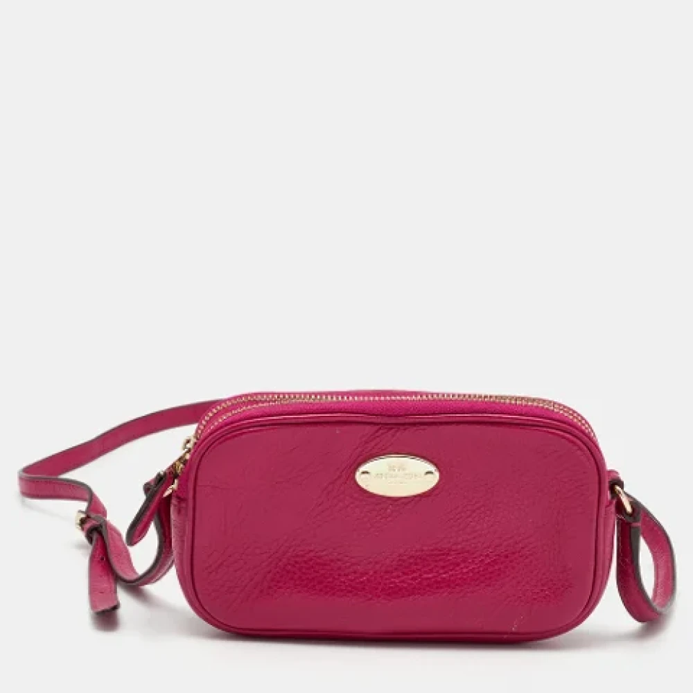 Coach Pre-owned Leather crossbody-bags Pink Dames
