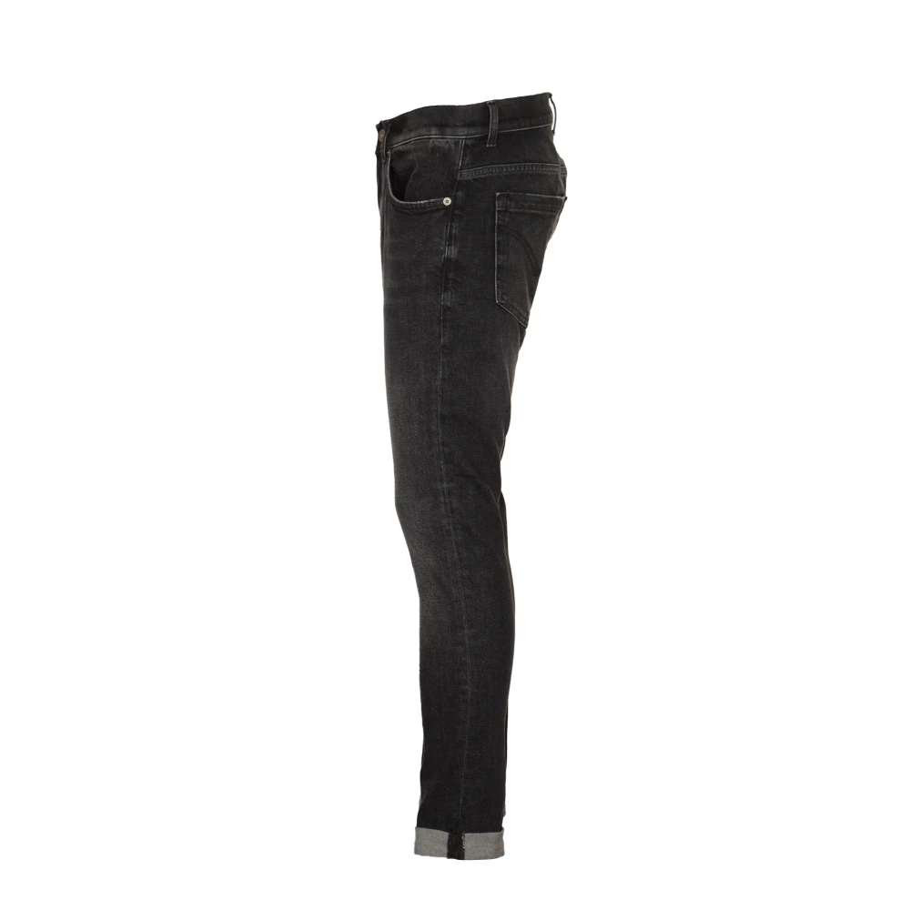 Dondup Zwarte George Jeans Black Heren