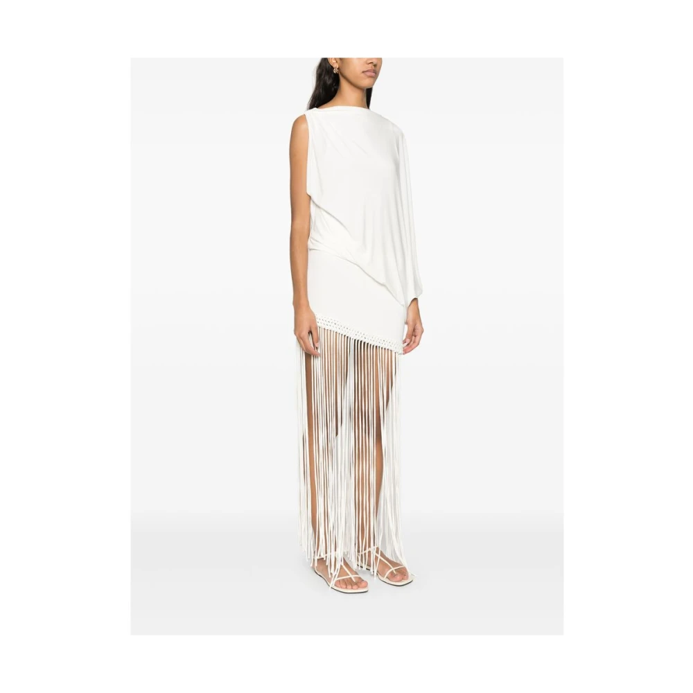 Faithfull the Brand Witte Jurk met Tassel White Dames