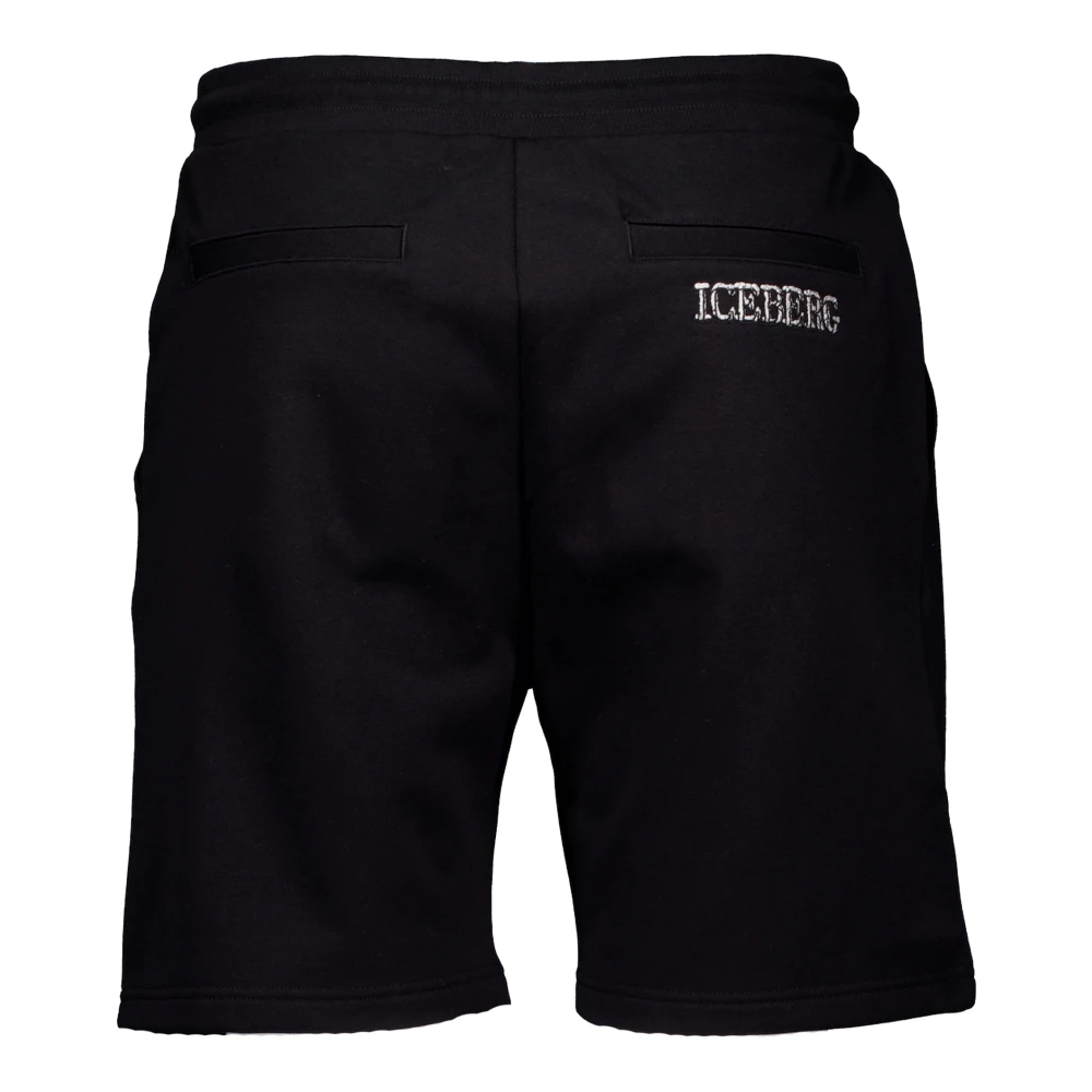 Iceberg Zwarte Shorts Black Heren