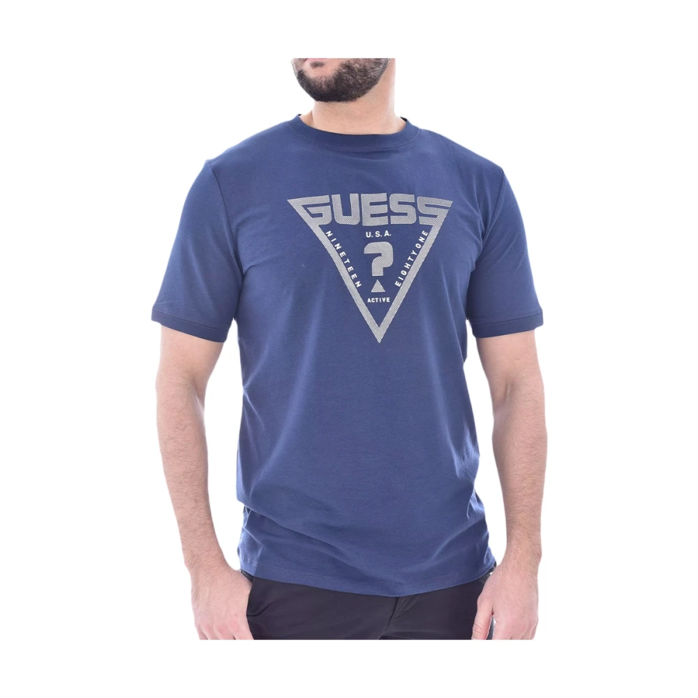 Guess - Tops > T-Shirts - Blue - Guess - Modalova