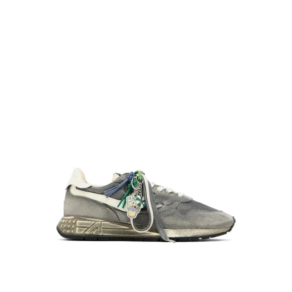Autry Women's Gray Reelwind Low Sneaker - Sneakers - 3 Uk - Shoes