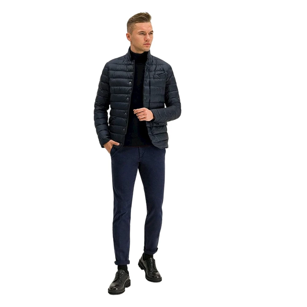 Guess Chino Broek Blue Heren