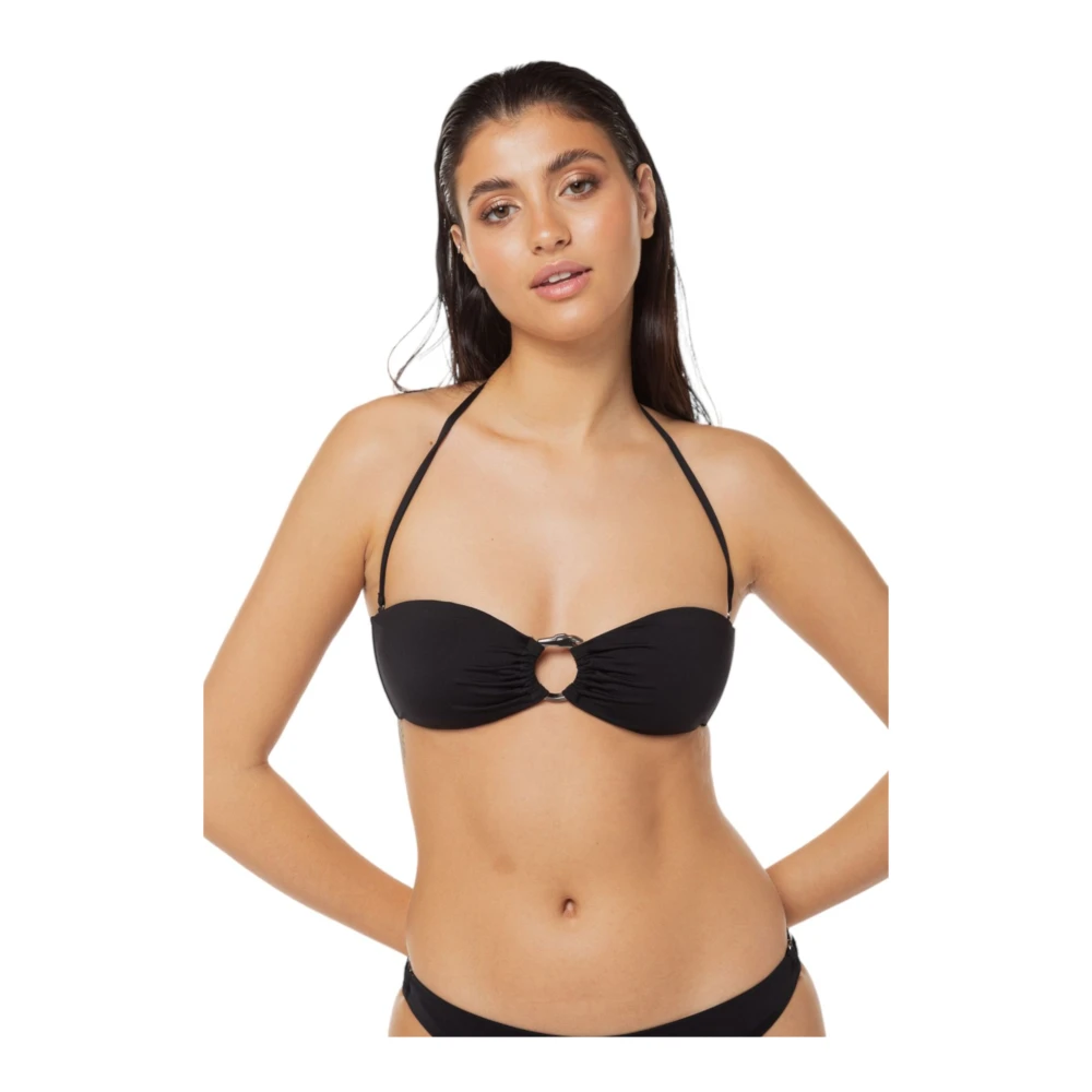 Trussardi Stijlvolle Bikini Top Black Dames