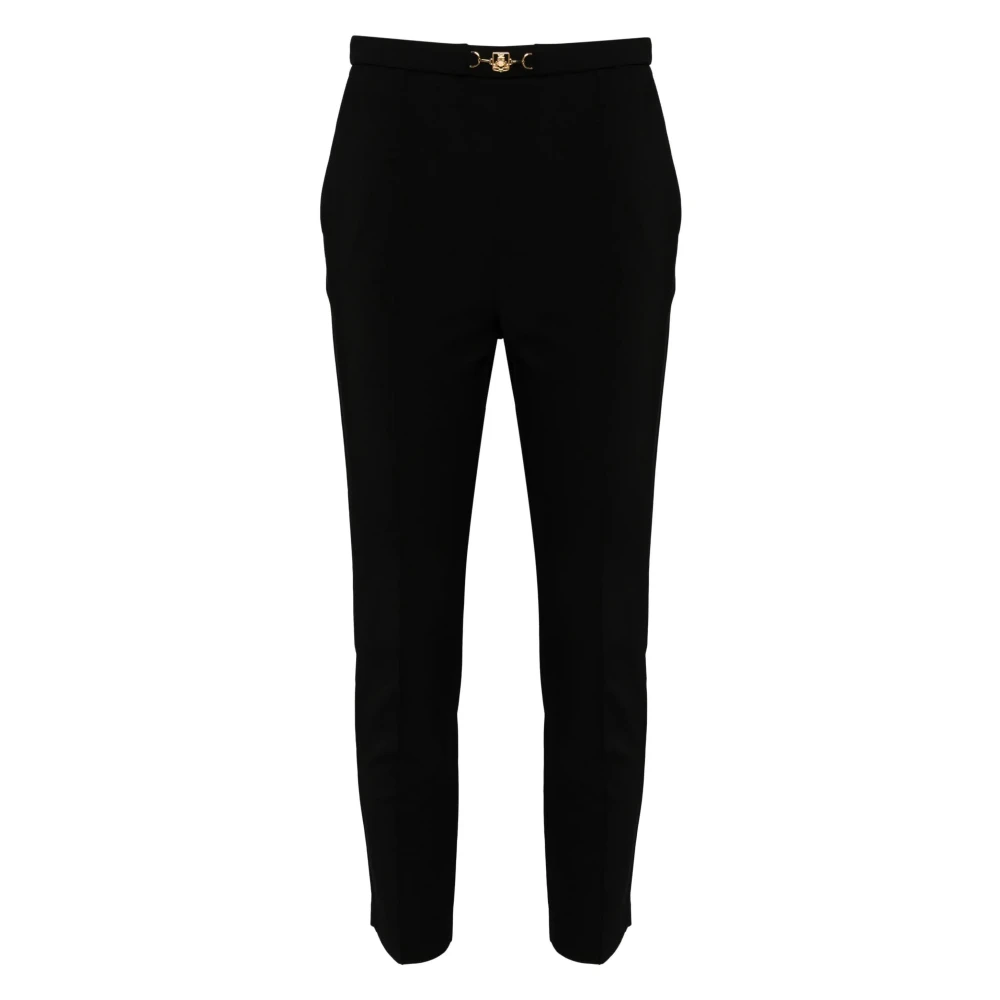 Elisabetta Franchi Zwarte Broek Black Dames
