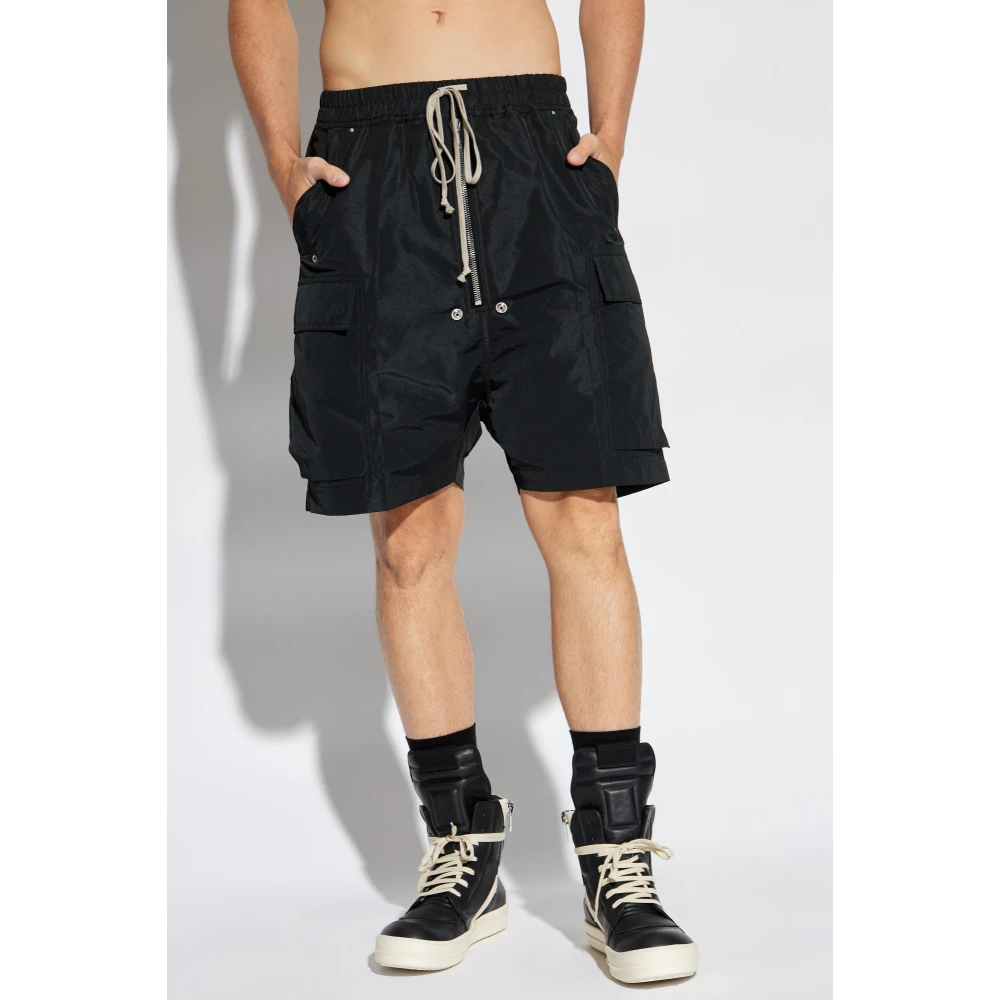 Rick Owens Cargobela Shorts Black Heren