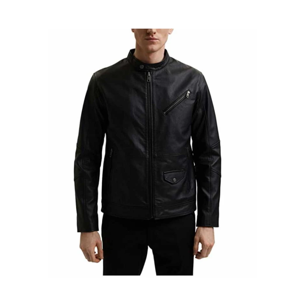Esprit Tijdloze outdoorjas Black Heren