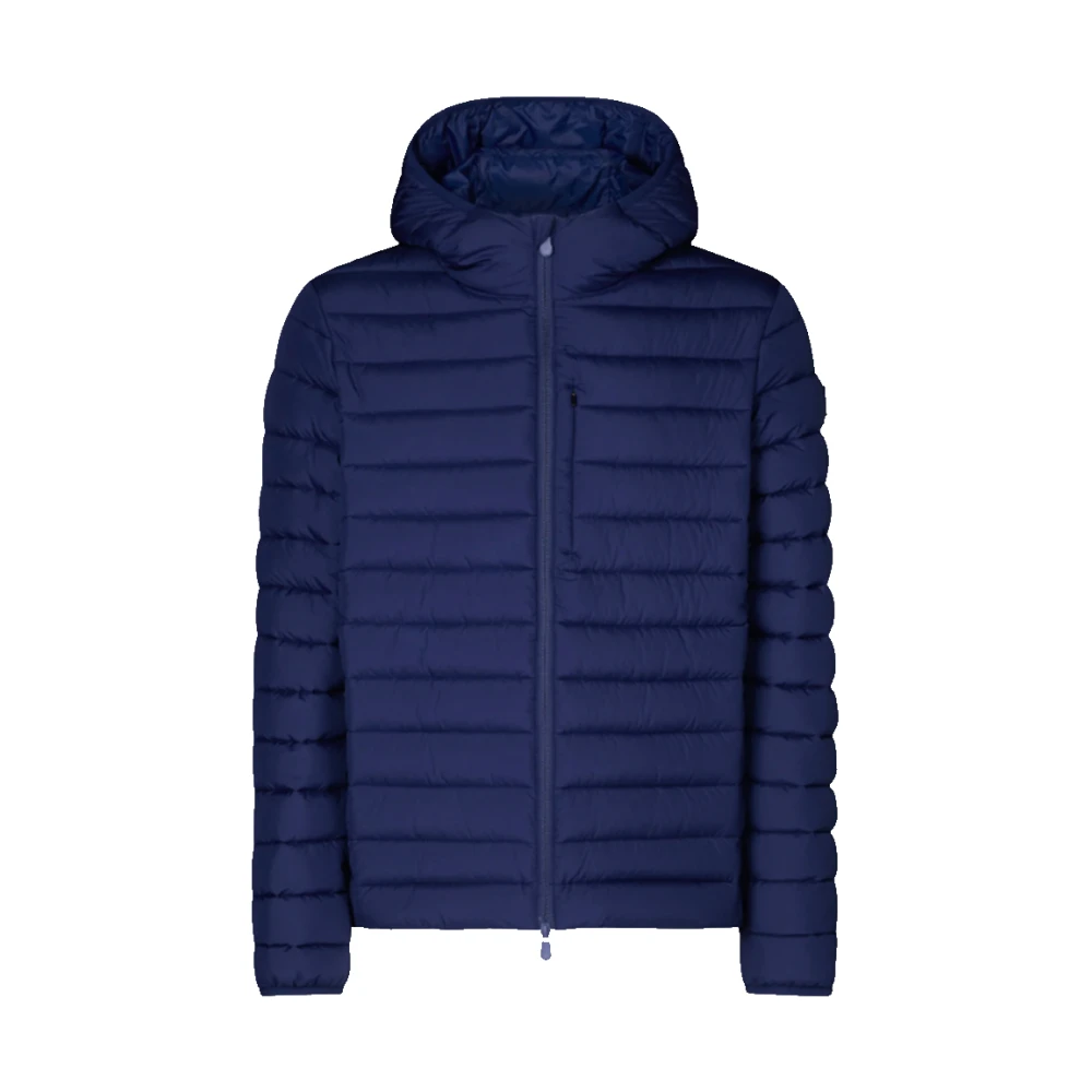 Save The Duck Men's Blue Winter Jackets, Xl, Lightweight Puffer Jacket