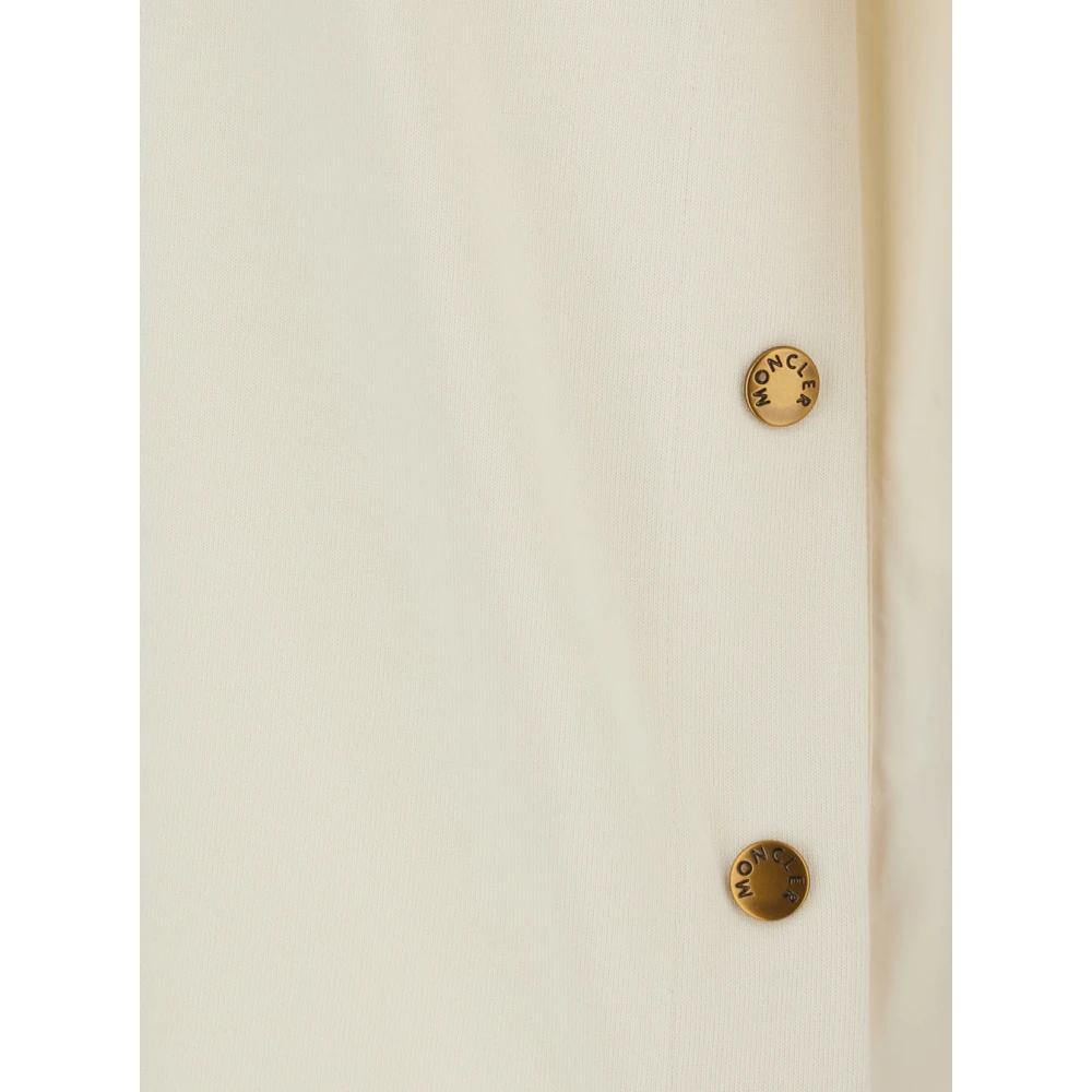Moncler Witte T-shirts en Polos SS Tee White Dames