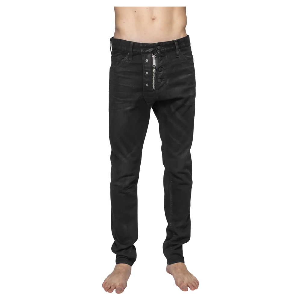 Dsquared2 Men's Black Slim Fit Jeans, Xl, Trousers 900
