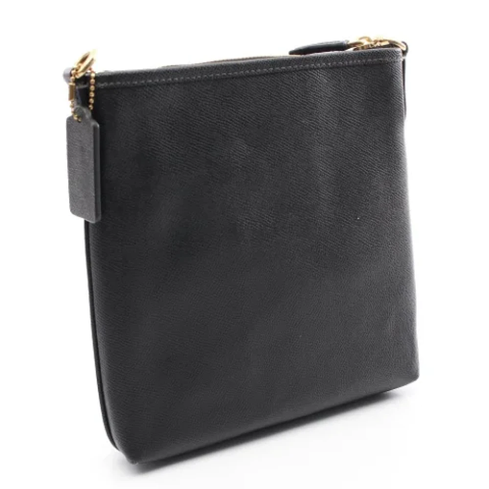 Coach Pre-owned Leather shoulder-bags Black Dames