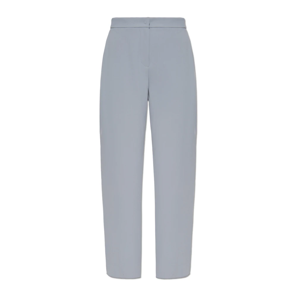 Emporio Armani Straight leg stoffen broek met geweven motief