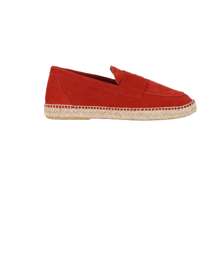 mocassin-rouge-en-daim-avec-semelle-en-jute