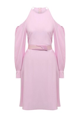off-shoulder-dress-with-removable-belt