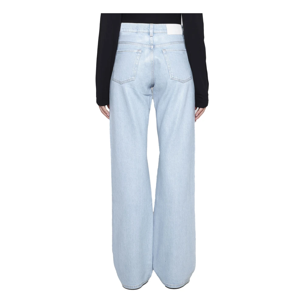 7 For All Mankind Blauwe Jeans Stijlvolle Denim Broek Blue Dames