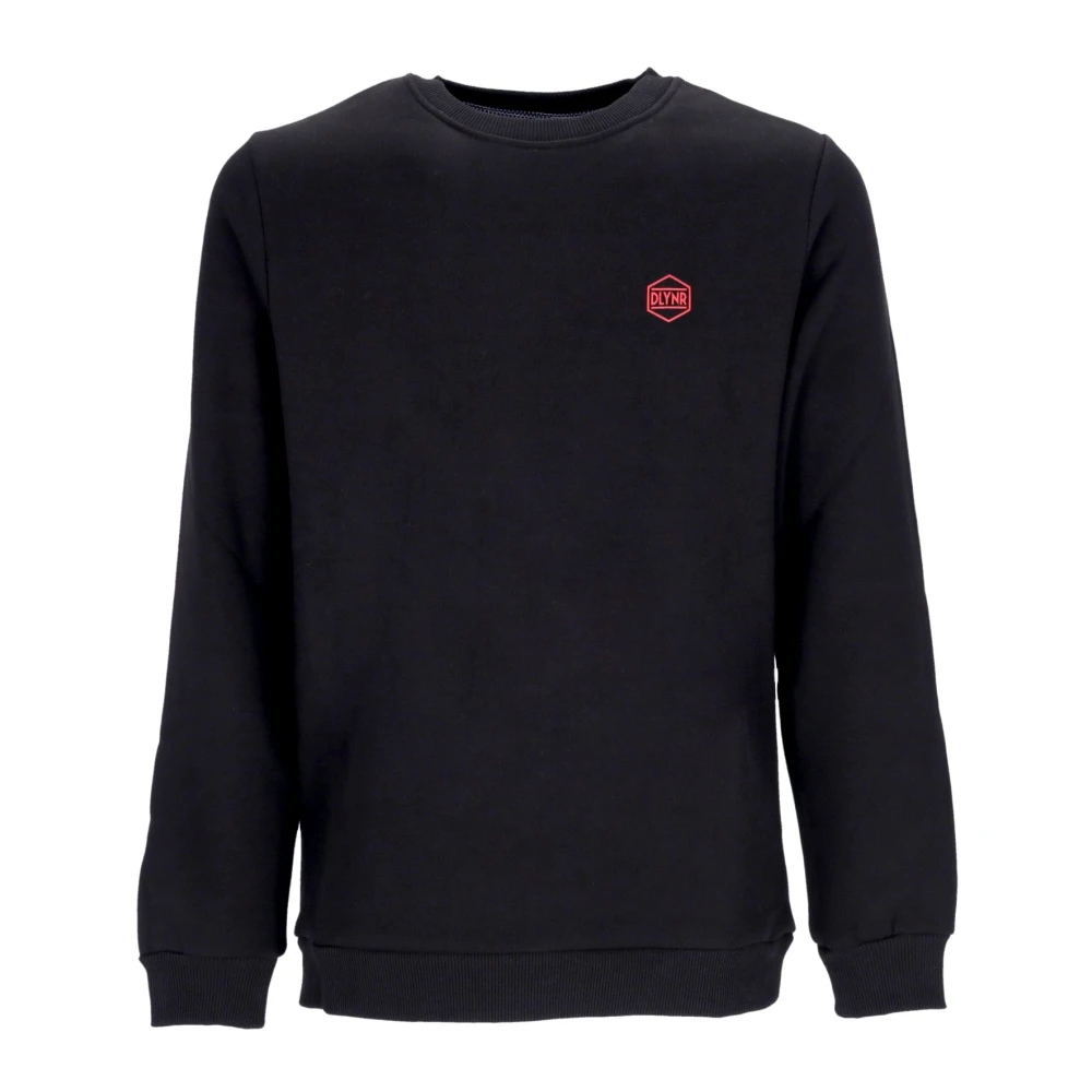Dolly Noire Zwarte Crewneck Sweater Barcelona Samenwerking Black Heren