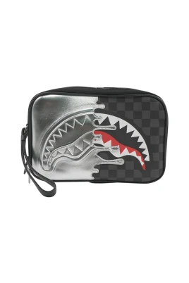 Silver Side Drip Toiletry Bag