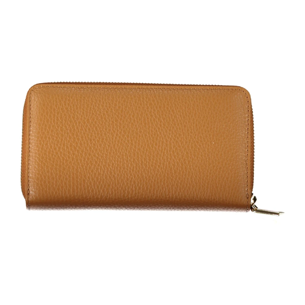 Coccinelle Damesportemonnee Bruin Rits Munt Kaart Brown Dames
