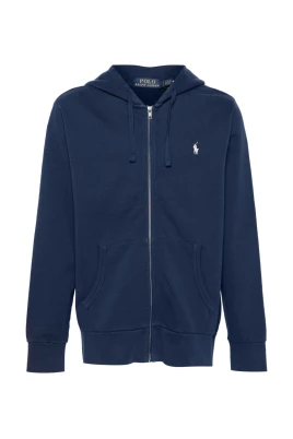 Sweatshirt med dragkedja och Polo Pony-motiv