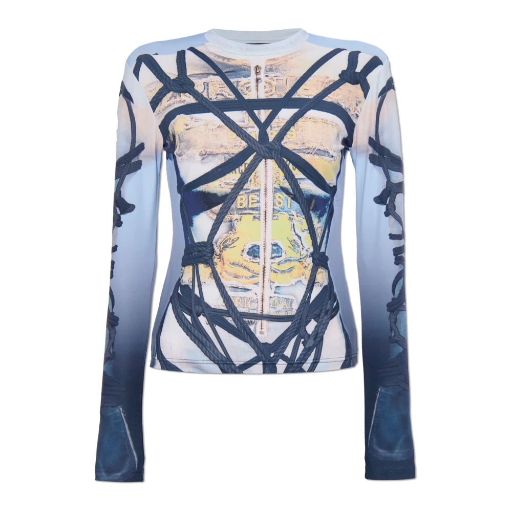 Y Project T-shirt met print Blue Dames