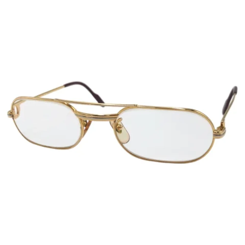 Cartier Vintage Pre-owned Glass sunglasses Yellow Heren