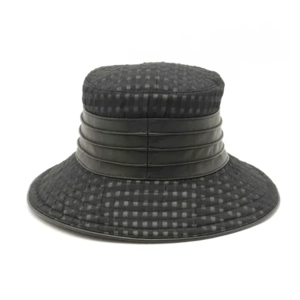 Hermès Vintage Pre-owned Canvas hats Black Dames