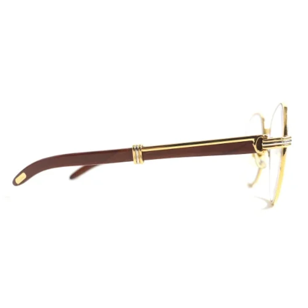 Cartier Vintage Pre-owned Plastic sunglasses Yellow Dames