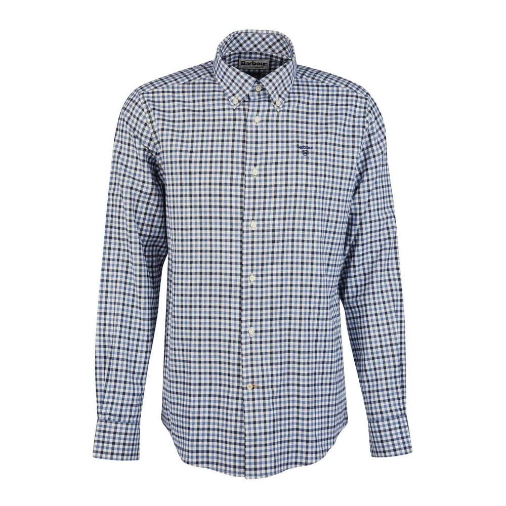 Barbour Casual Shirts Blue Heren
