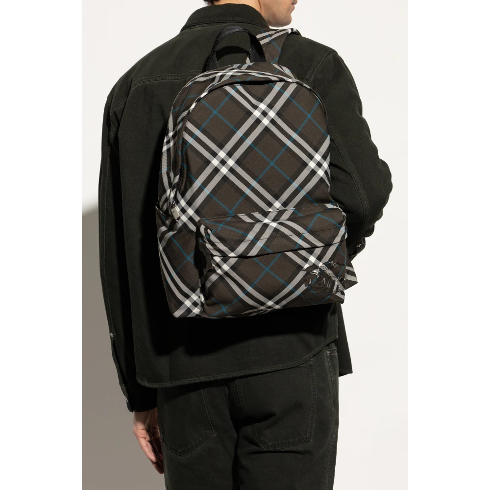 Burberry Rugzak met ruitpatroon Green Heren