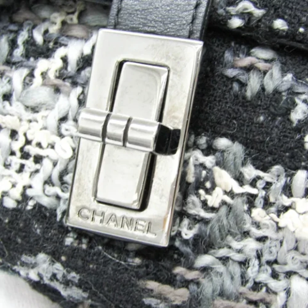 Chanel Vintage Pre-owned Fabric chanel-bags Black Dames