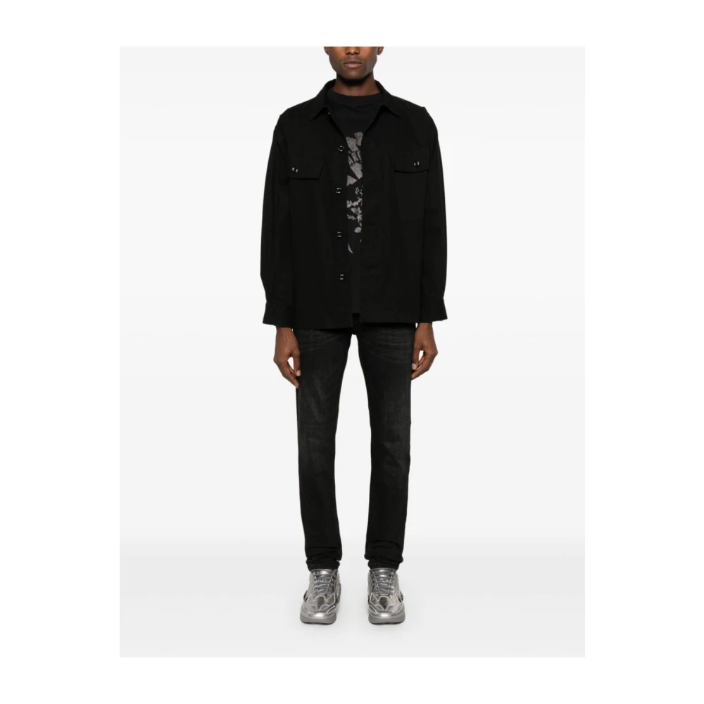 Diesel Zwarte Skinny Cut Denim Jeans Black Heren